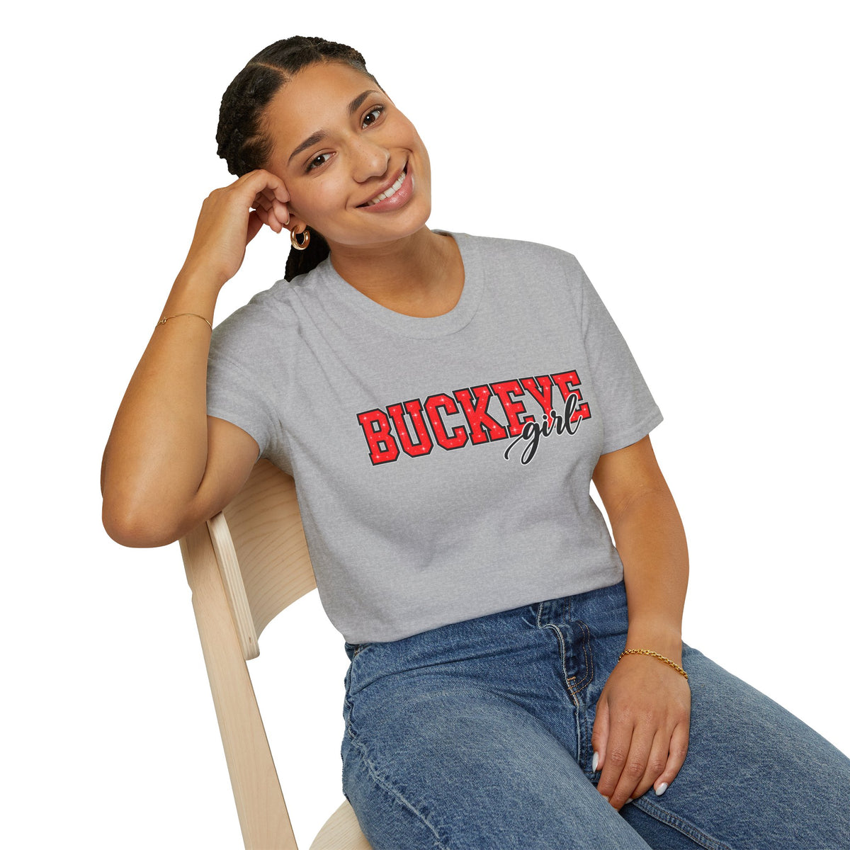 Buckeye Girl T-Shirt — Ohio State Football Fan Tee