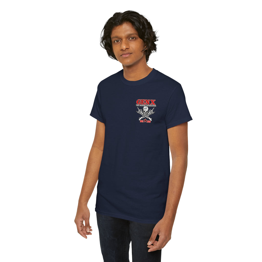 Gen X T‑Shirt — "The Badass Generation" Skull & Crossbones Retro Tee