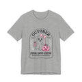 October Pink Boo Crew Tee — Breast Cancer Awareness Ghost T-Shirt