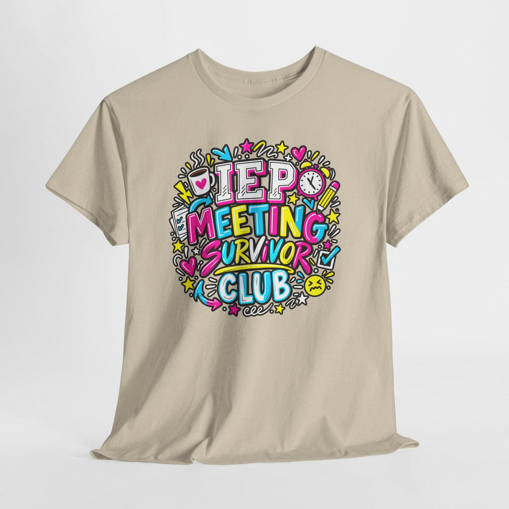 Video Meeting Survivor Club T-Shirt — Funny Remote Work Tee