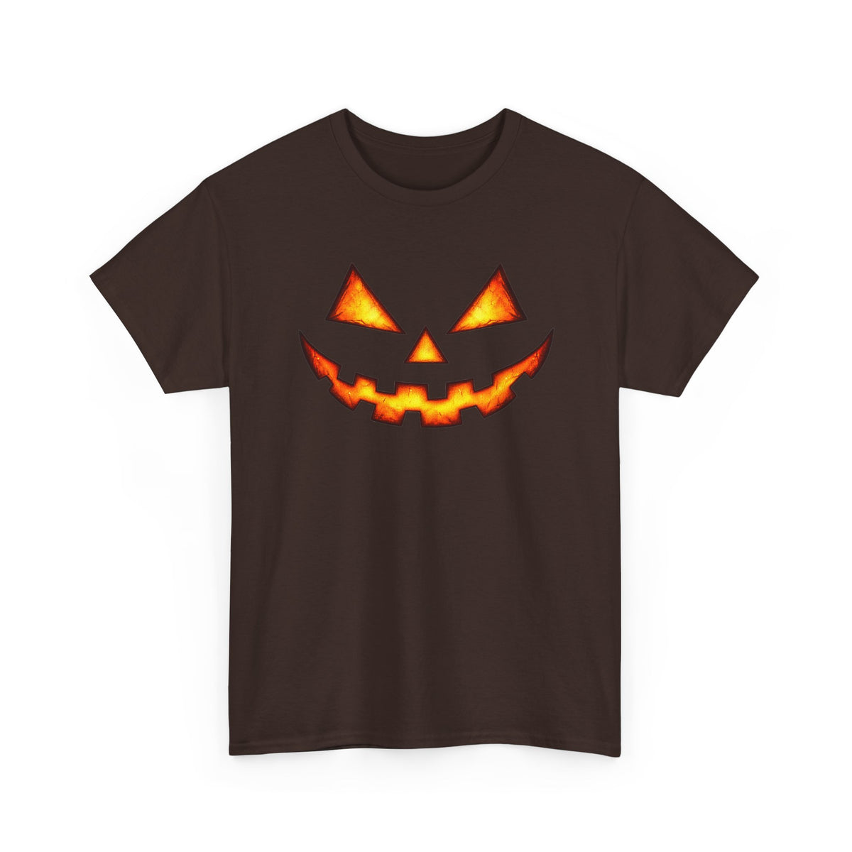 Jack-O'-Lantern Pumpkin Scary Face T-Shirt — Halloween Horror Costume Tee