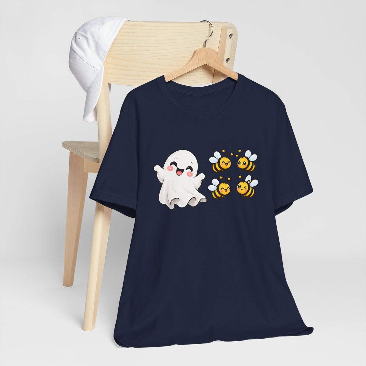 Boo & Bees Halloween Tee – Cute Ghost & Bee Shirt | Spooky Season Must-Have