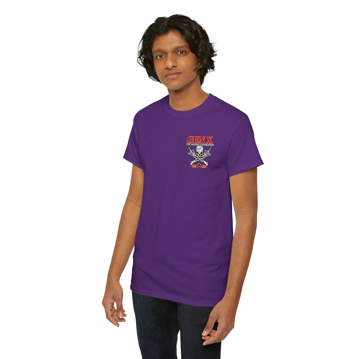 Gen X T‑Shirt — "The Badass Generation" Skull & Crossbones Retro Tee