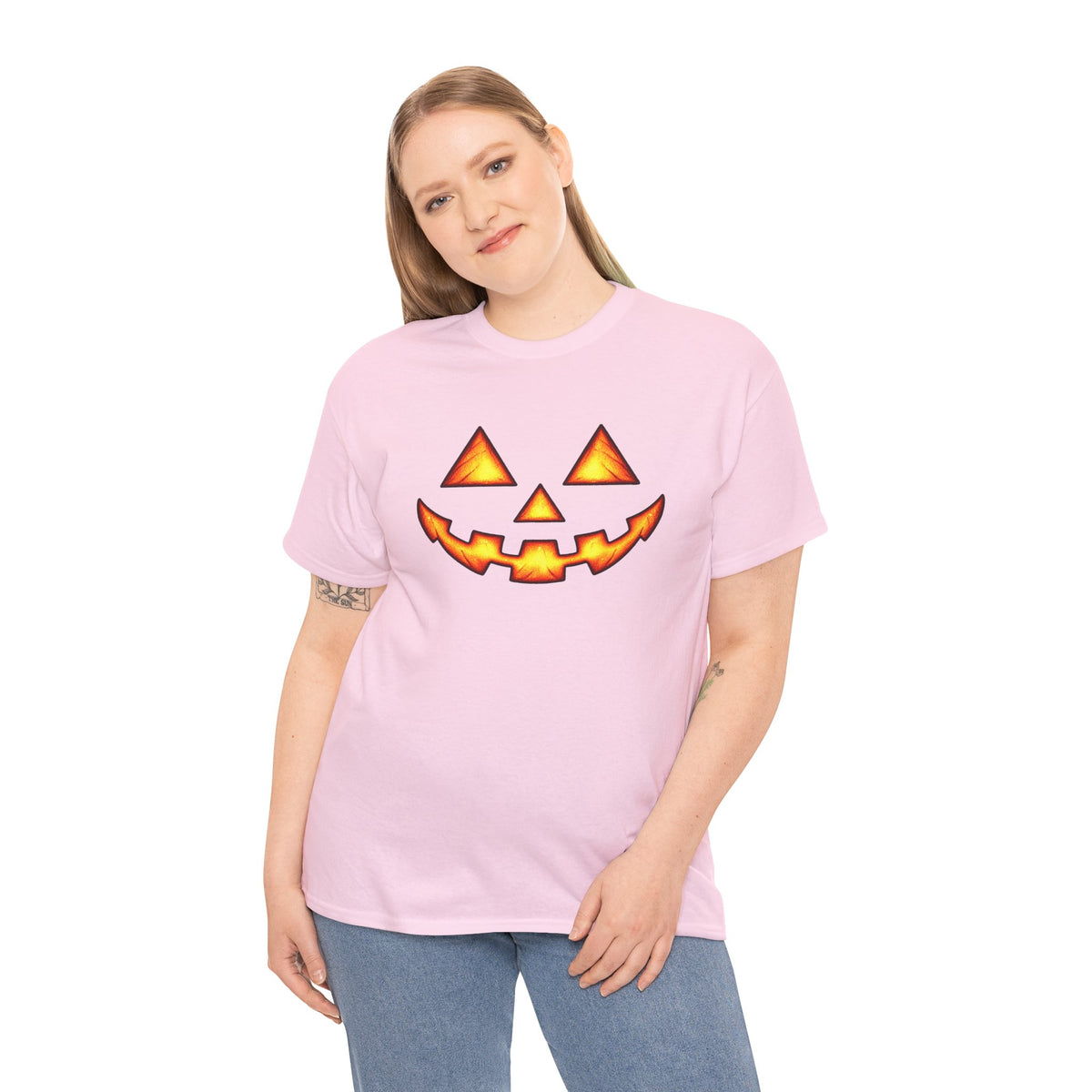 Halloween Jack-O'-Lantern Happy T-Shirt