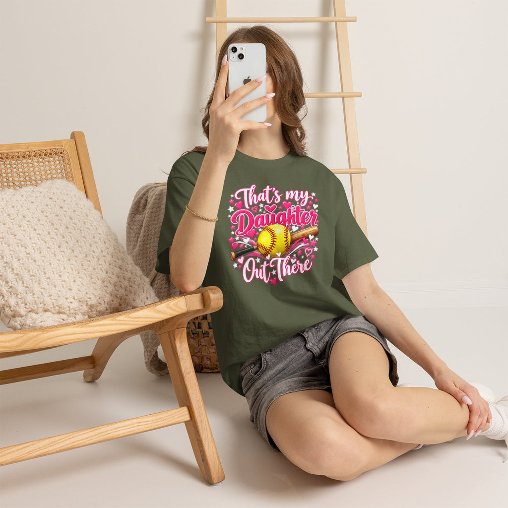 That’s My Daughter Out There Softball T-Shirt