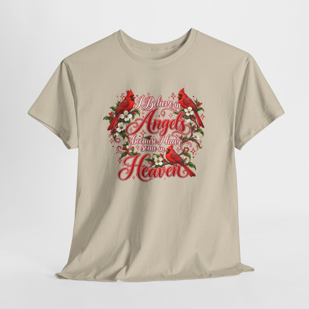 Angels from Heaven Cardinal Christmas T-Shirt