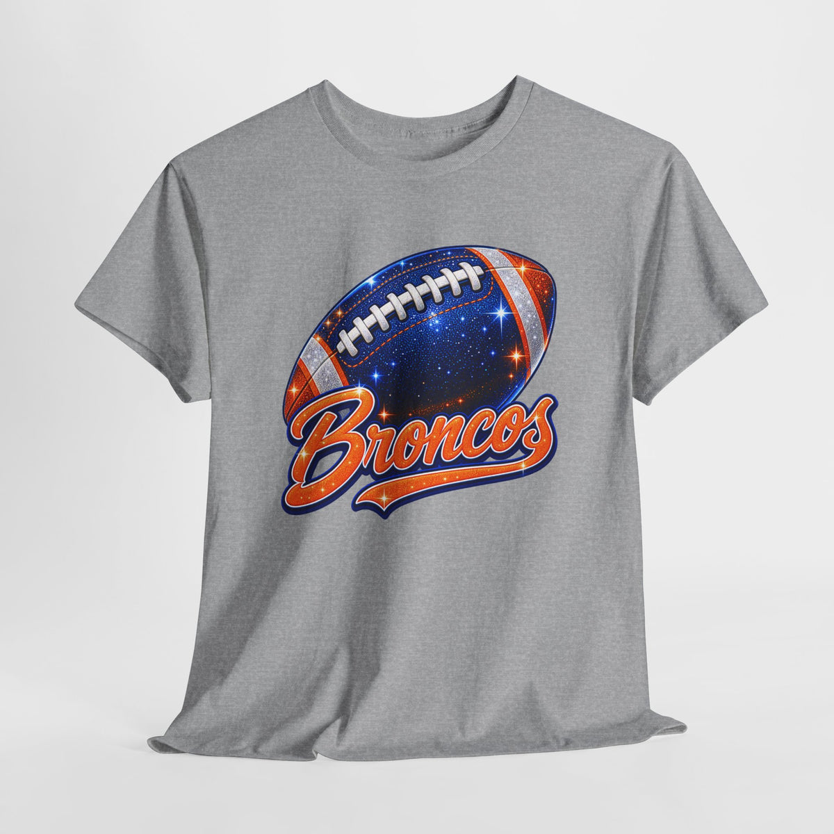 Broncos Football T-Shirt — Galaxy Football Graphic Tee