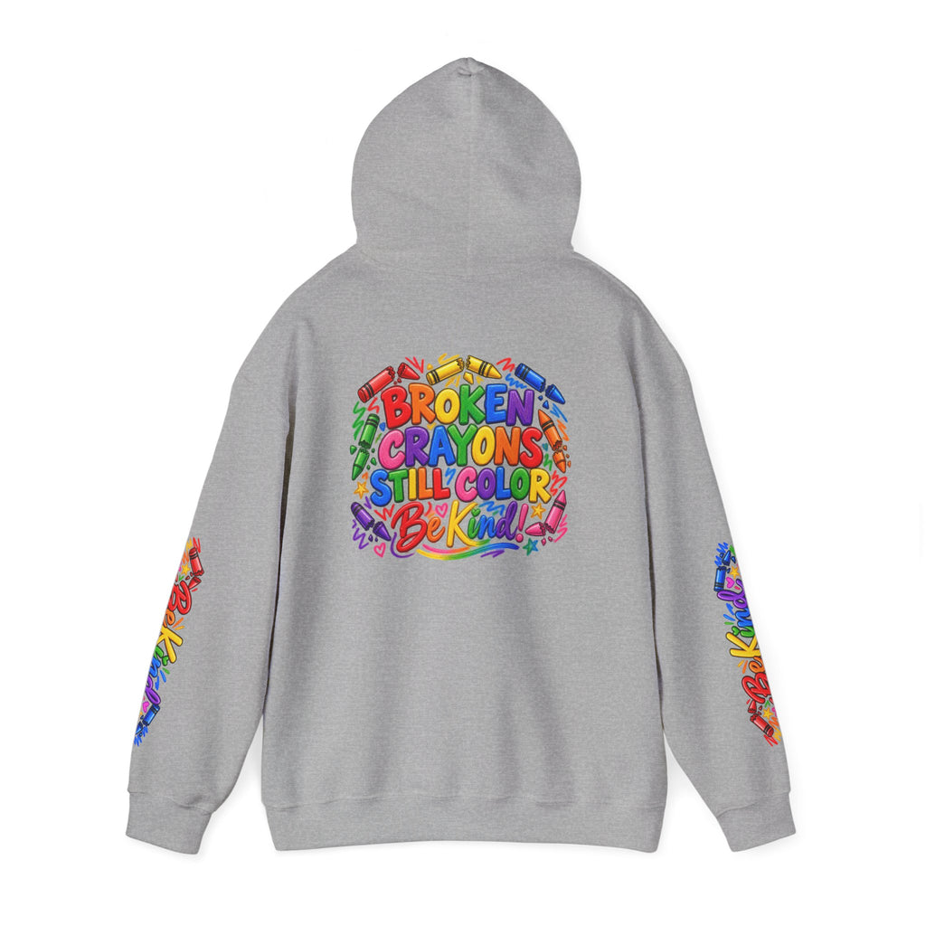 Broken Crayons Still Colorful Rainbow Art Hoodie