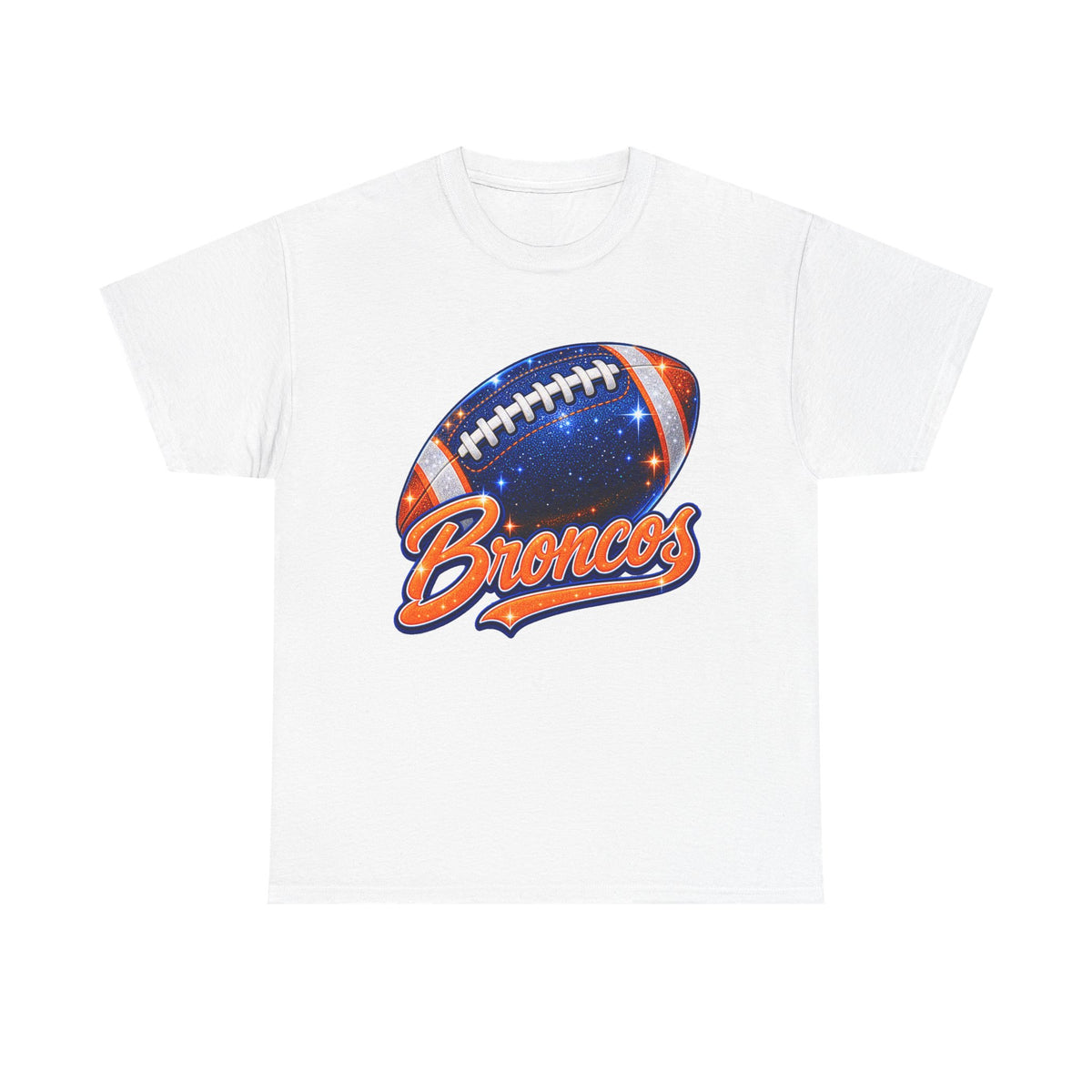Broncos Football T-Shirt — Galaxy Football Graphic Tee