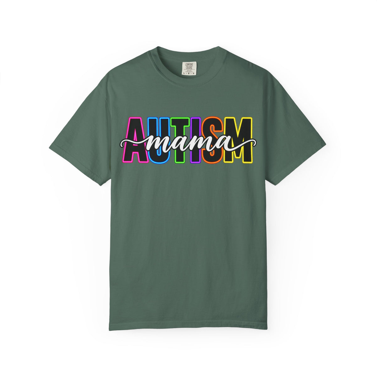 Autism Mama T-Shirt — Colorful Pride Support Tee for Moms