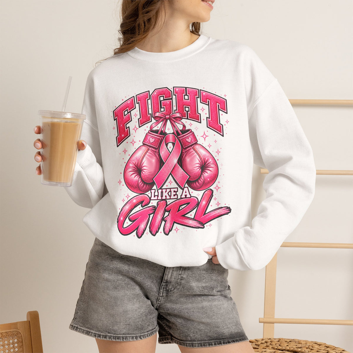 Fight Like a Girl Boxing Sweatshirt