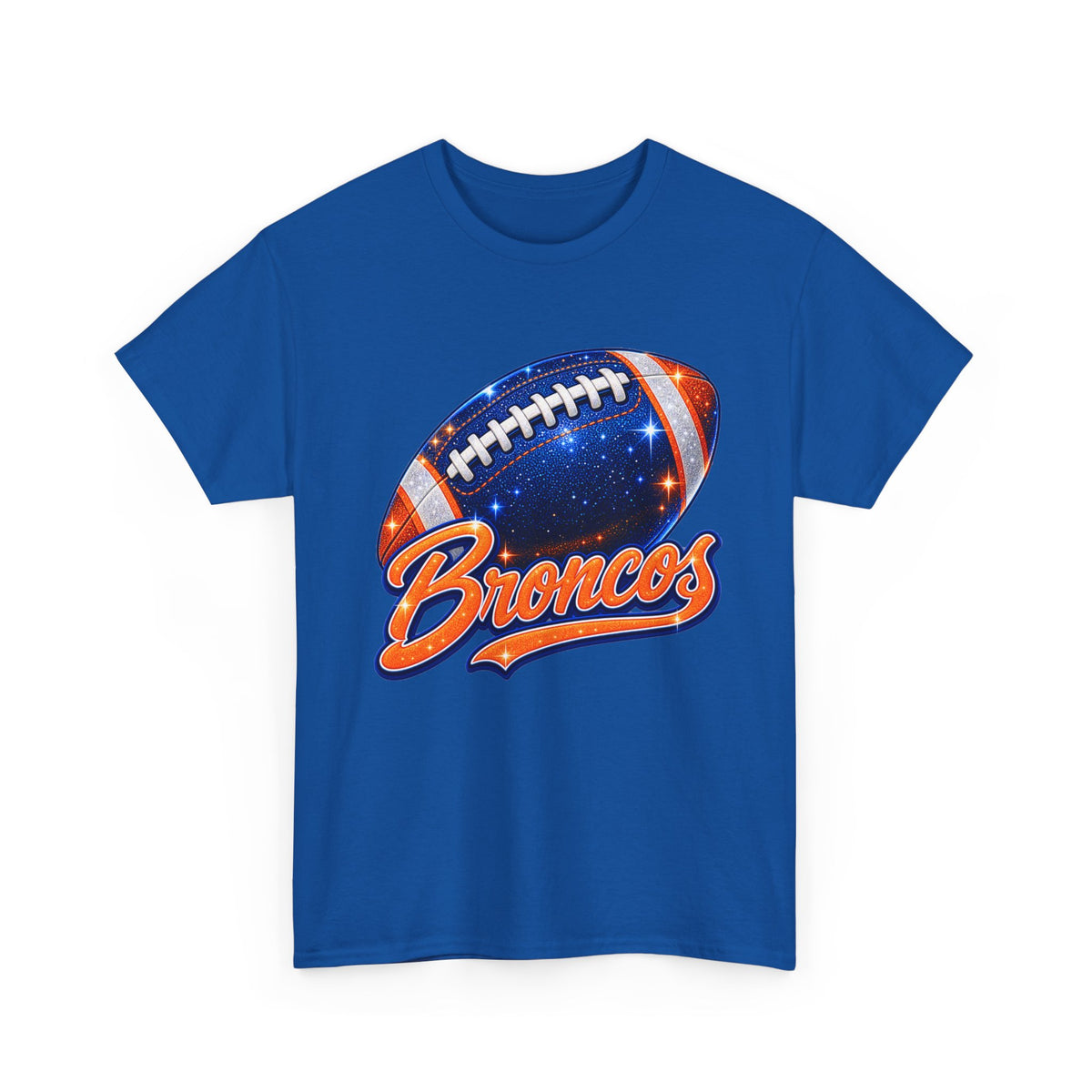 Broncos Football T-Shirt — Galaxy Football Graphic Tee