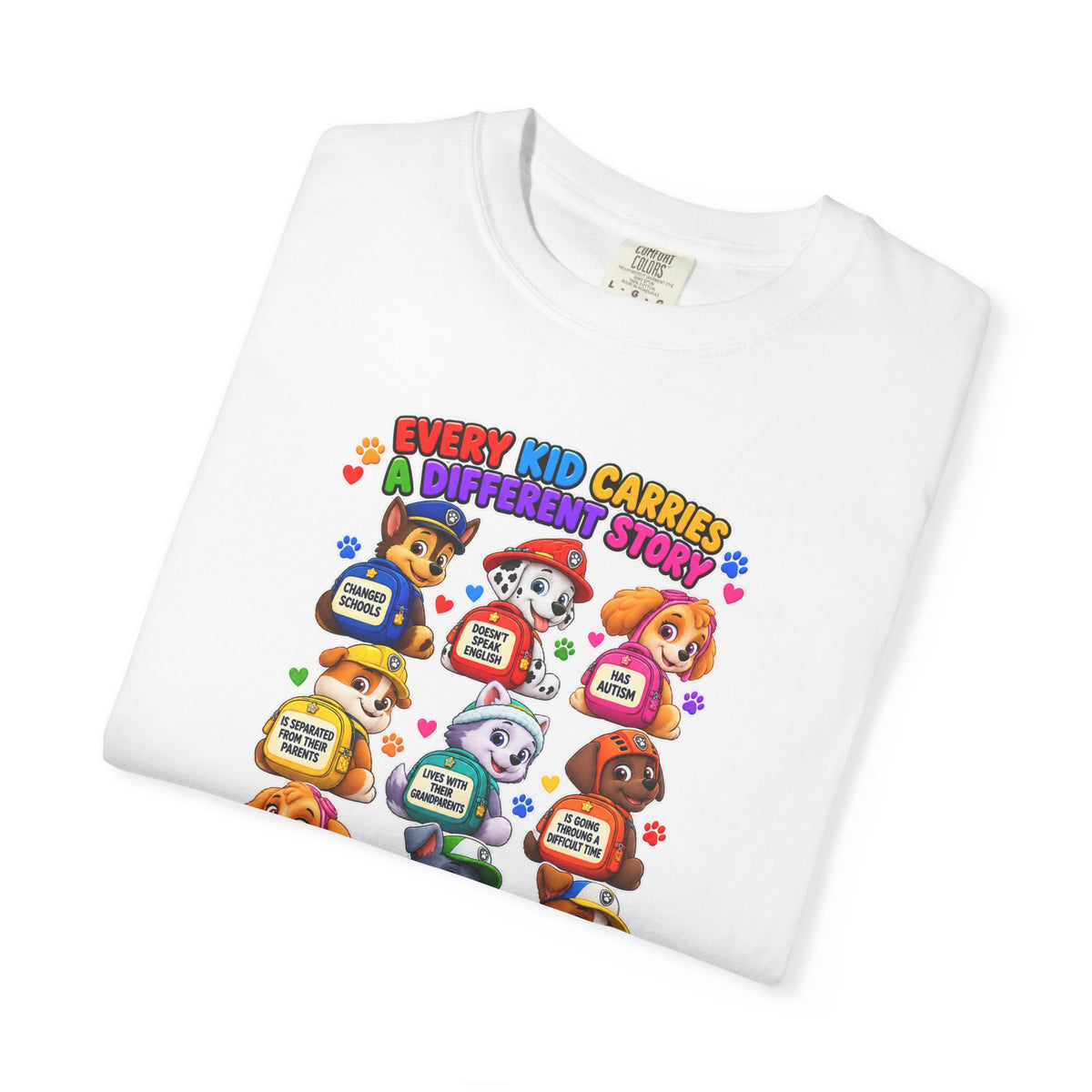Be Kind Every Kid Carries Inspirational T-Shirt
