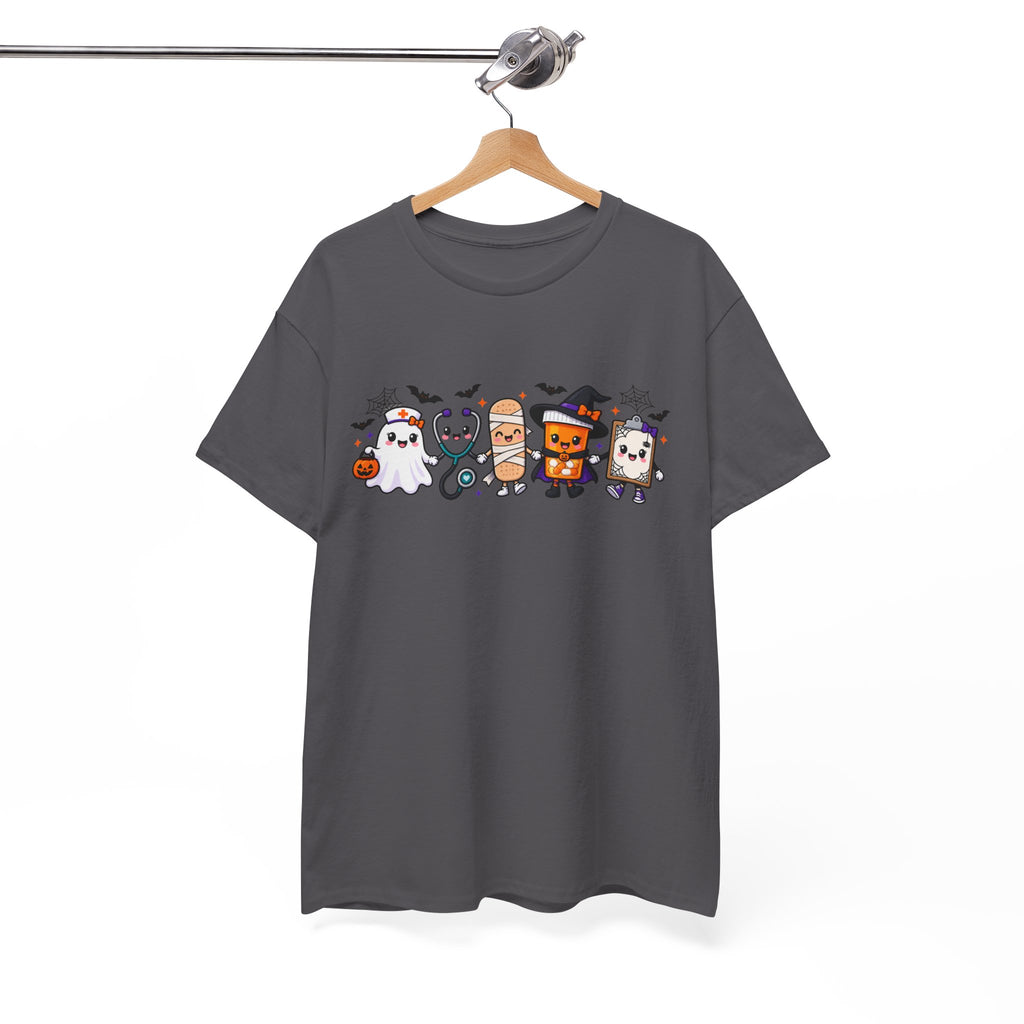 Halloween Candy Characters Tee — Cute Trick-or-Treat Ghosts & Candy Corn Shirt