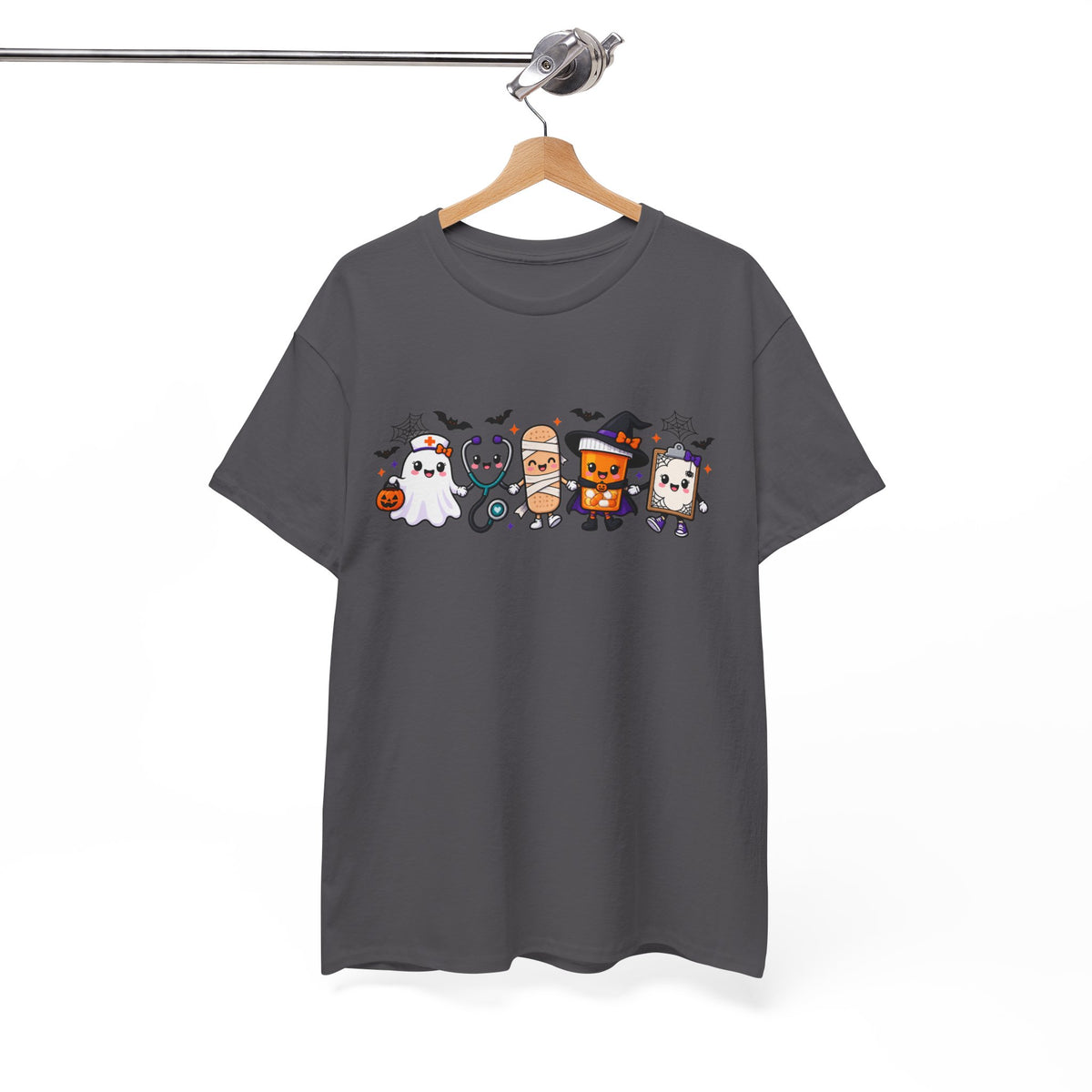 Halloween Candy Characters Tee — Cute Trick-or-Treat Ghosts & Candy Corn Shirt