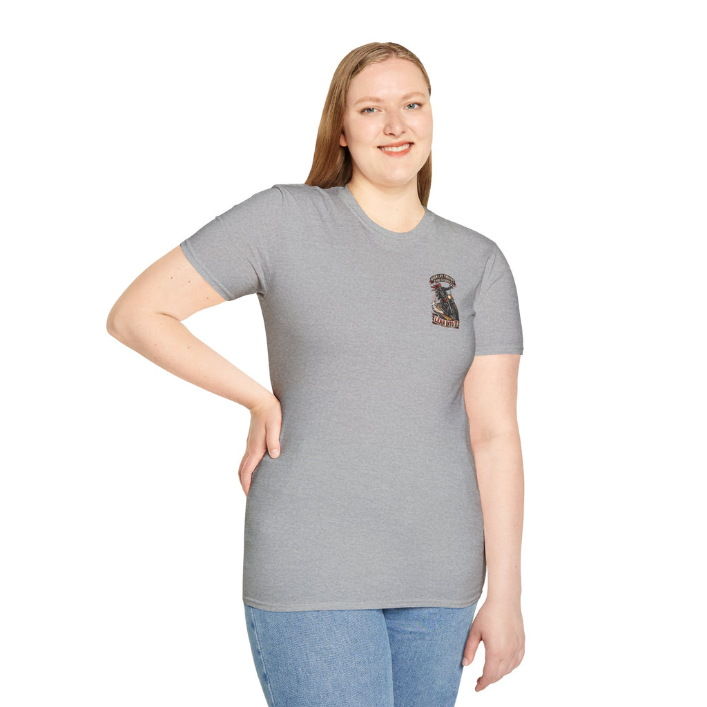 Motorcycle Rider Skull Tee — Born to Ride Graphic T-Shirt