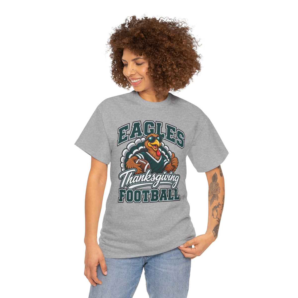 Eagles Thanksgiving Football Tee