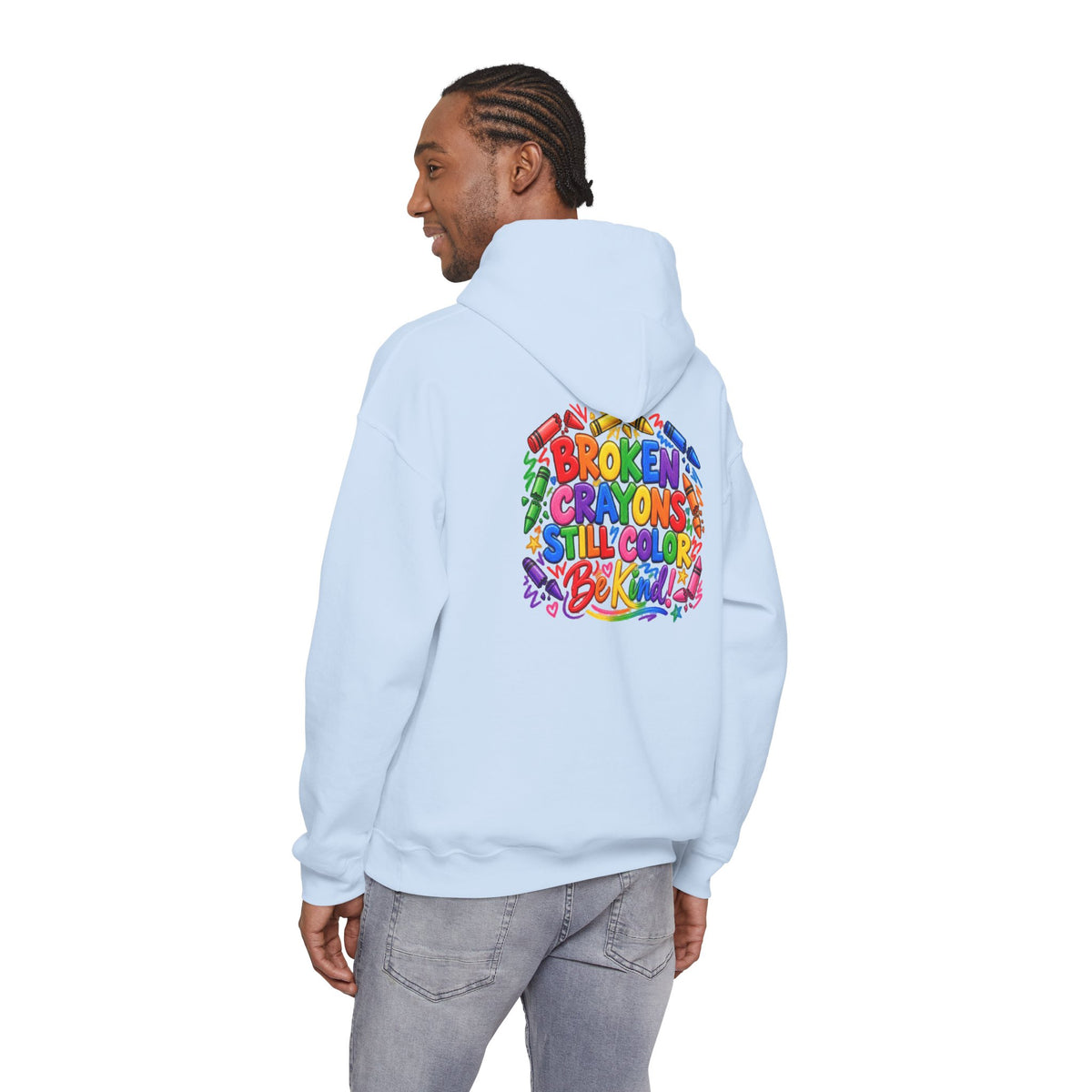 Broken Crayons Still Colorful Rainbow Art Hoodie