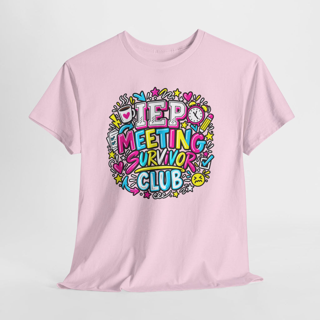 Video Meeting Survivor Club T-Shirt — Funny Remote Work Tee