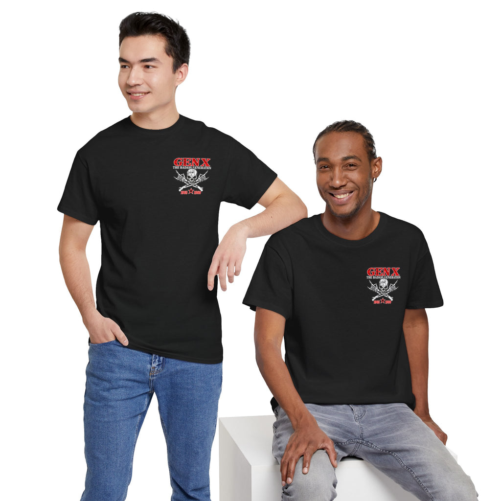 Gen X T‑Shirt — "The Badass Generation" Skull & Crossbones Retro Tee