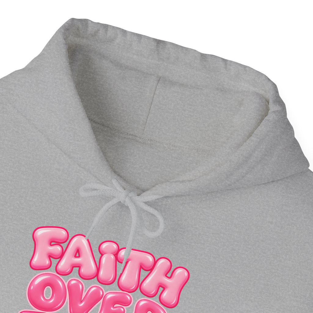 Faith Over Fear Inspirational Hoodie