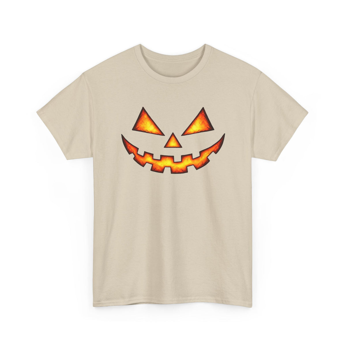 Jack-O'-Lantern Pumpkin Scary Face T-Shirt — Halloween Horror Costume Tee