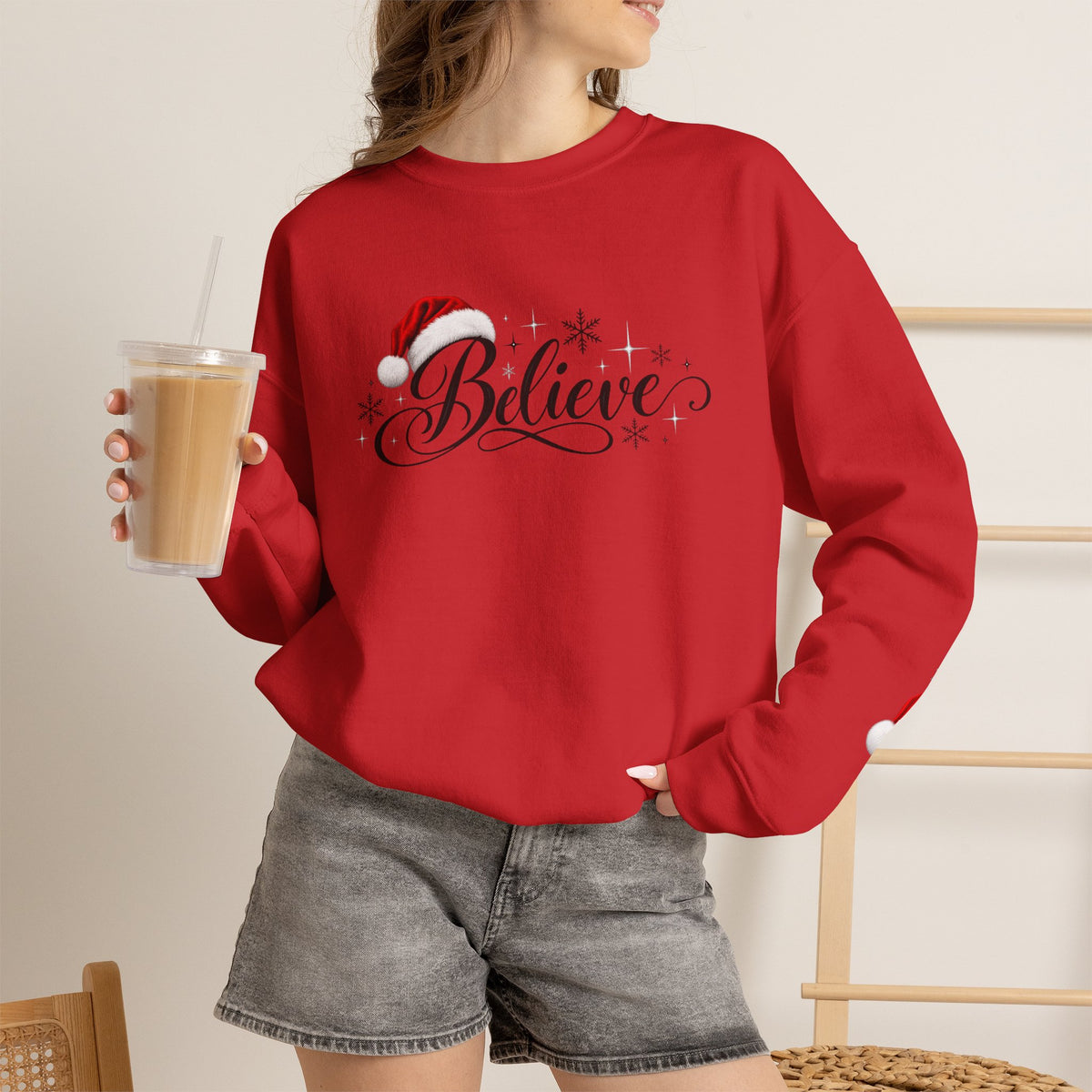 Believe Christmas Crewneck Sweatshirt