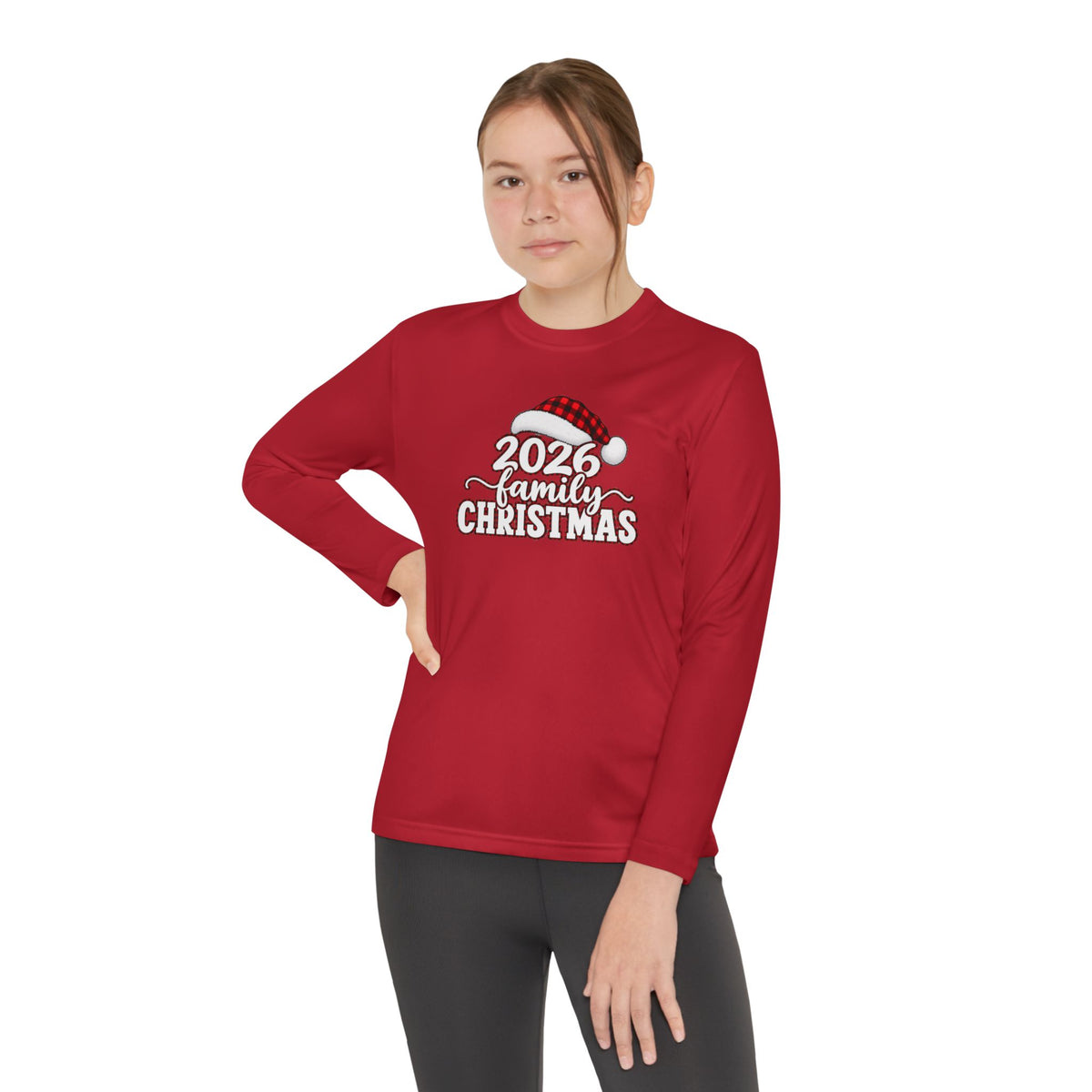 2026 Family Christmas Youth Long Sleeve Tee