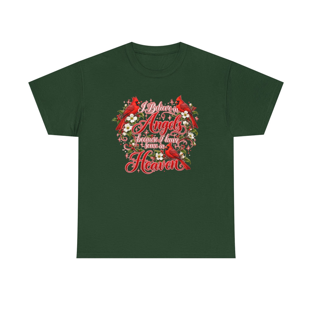 Angels from Heaven Cardinal Christmas T-Shirt