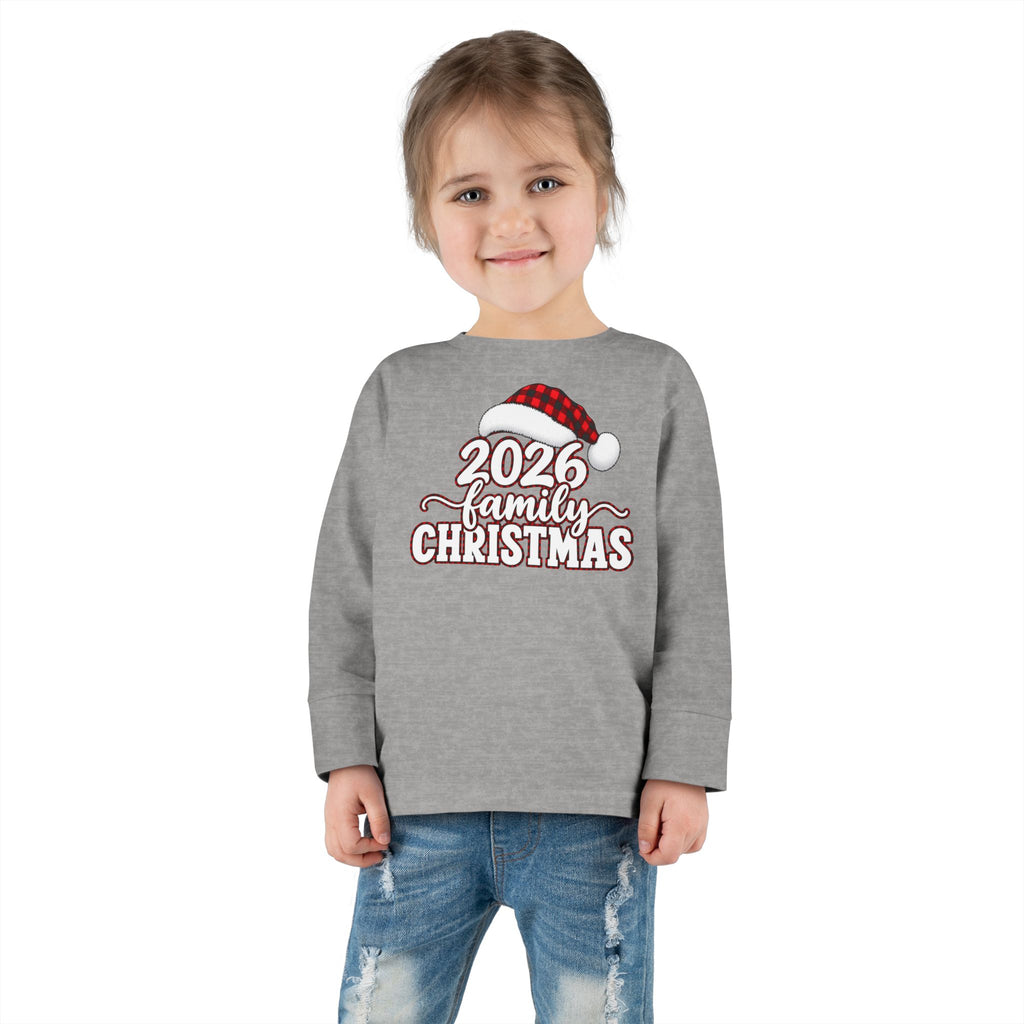 2026 Family Christmas Toddler Long Sleeve Tee