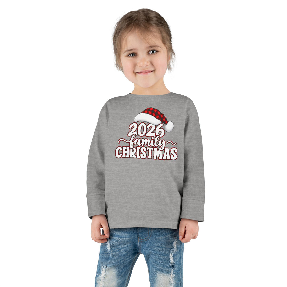 2026 Family Christmas Toddler Long Sleeve Tee