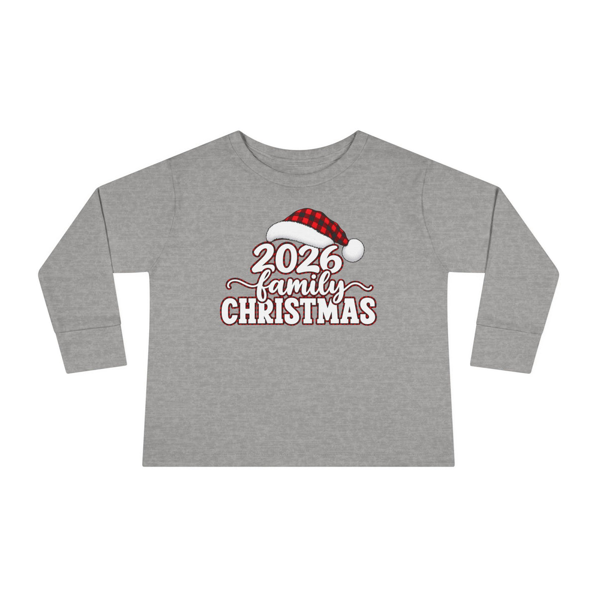 2026 Family Christmas Toddler Long Sleeve Tee