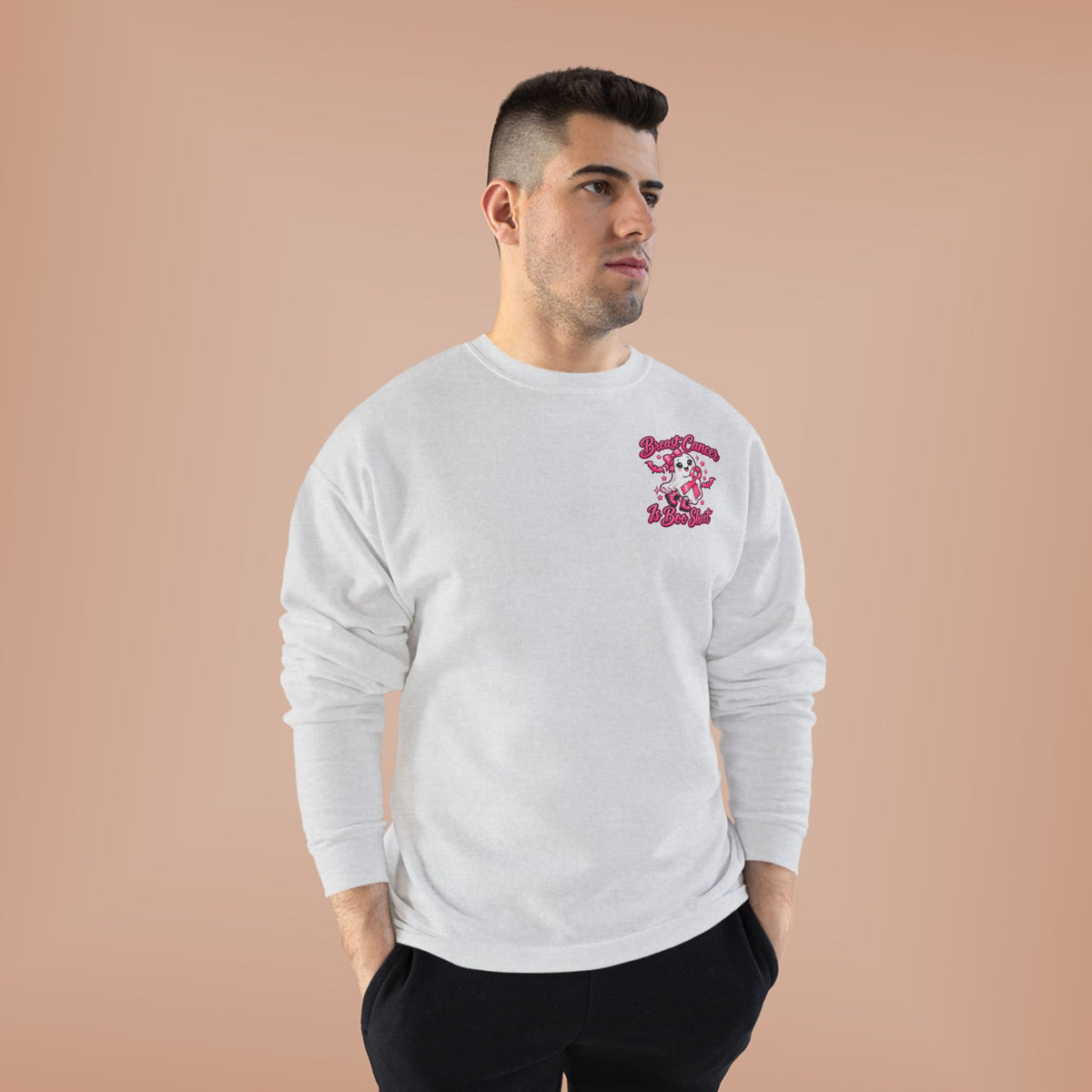 Breast Cancer Awareness Crewneck Sweatshirt – "In October We Wear Pink"