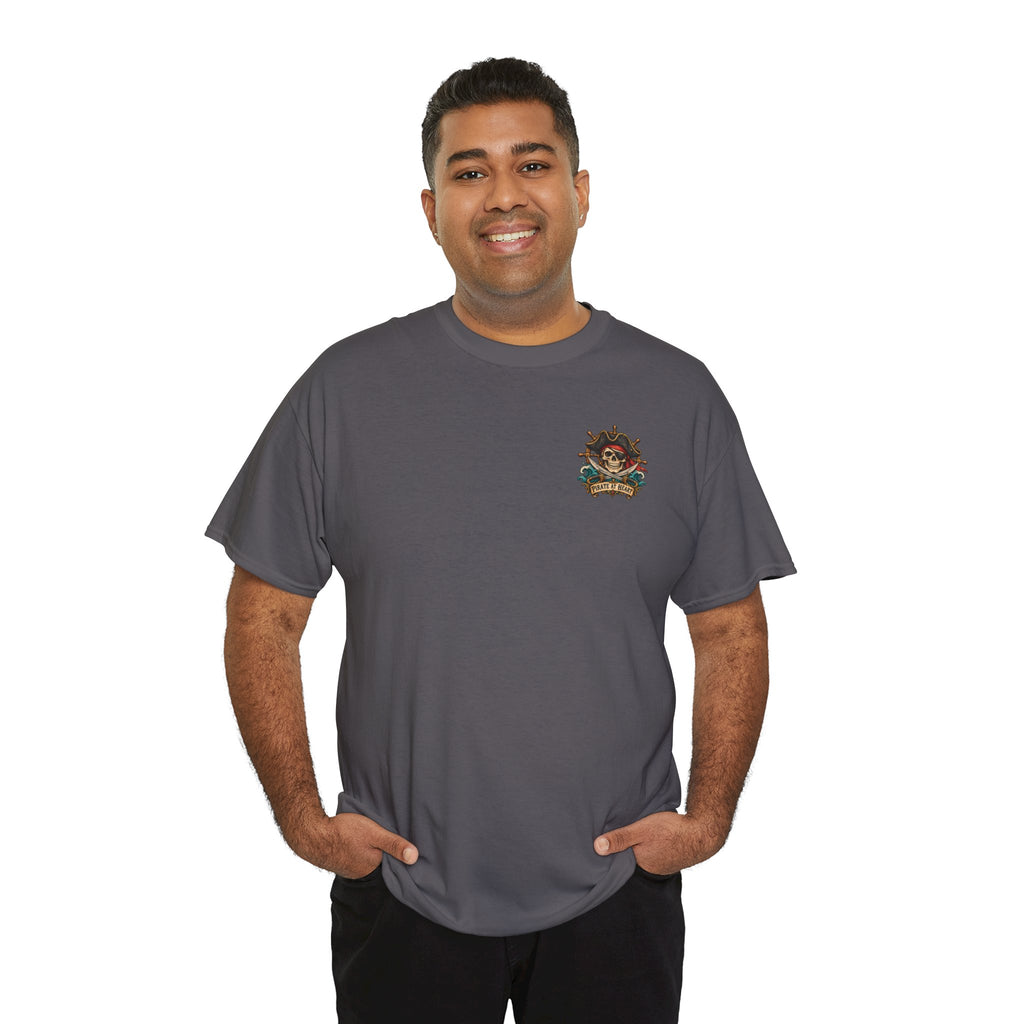 Pirate Skull Tee — "I Was a Pirate" Nautical Skull, Water • Alcohol • Booty • Boats Graphic T‑Shirt
