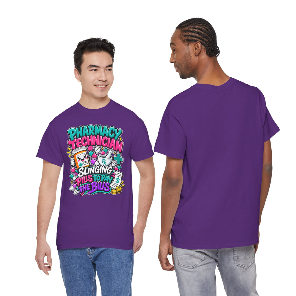 Pharmacy Technician T‑Shirt — "Slinging Pills to Pay the Bills" Graphic Tee