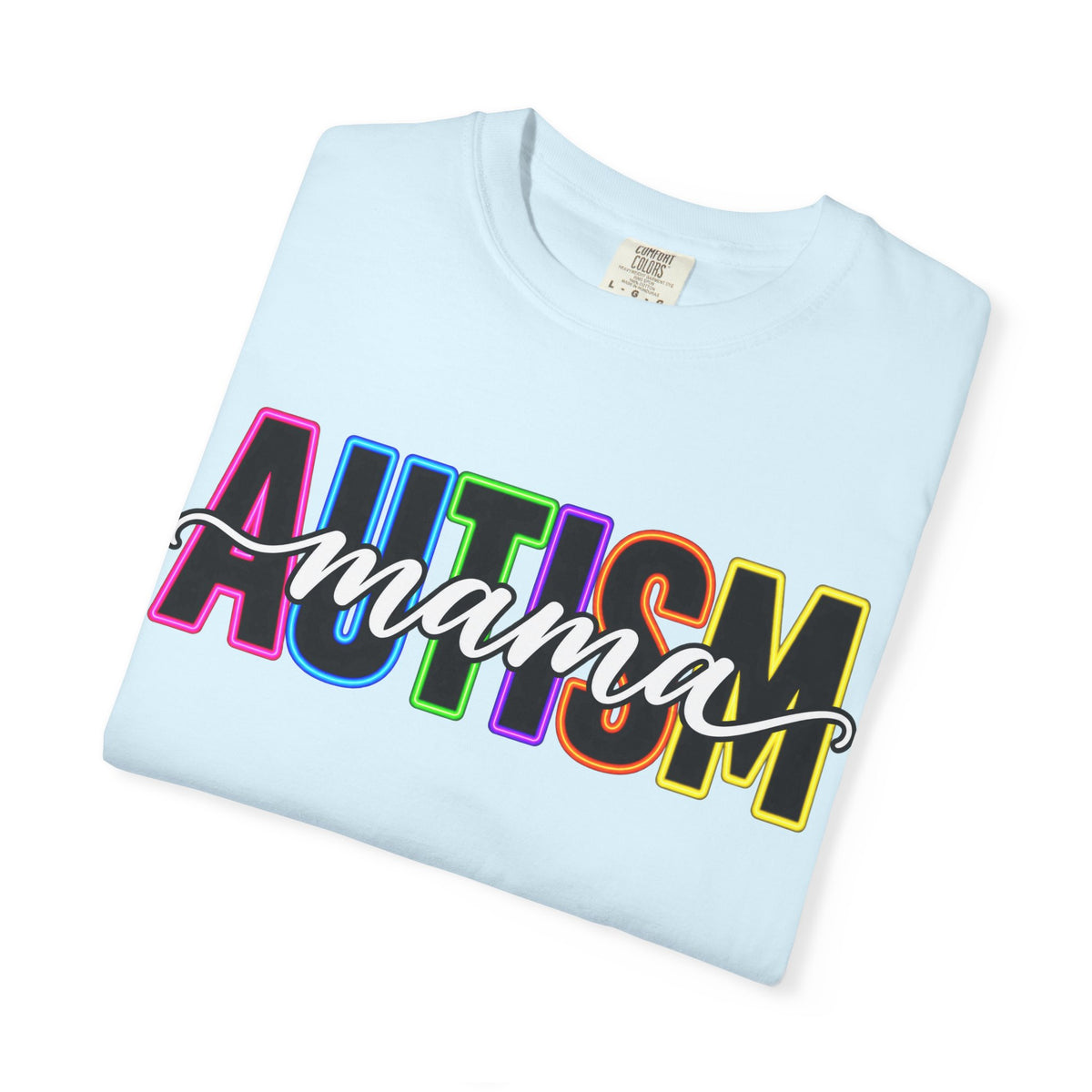 Autism Mama T-Shirt — Colorful Pride Support Tee for Moms