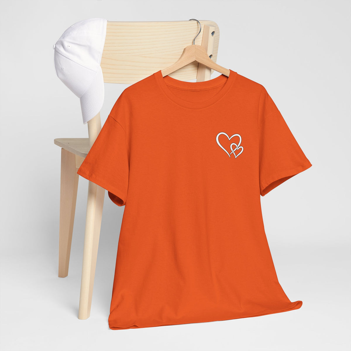 Inspirational Heart T-Shirt – "To the Person Behind Me: You Are Amazing, Beautiful and Enough" Motivational Tee