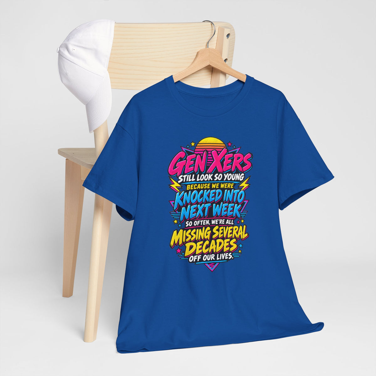Gen Xers Retro Graphic Tee — “Still Look So Young… Missing Several Decades”
