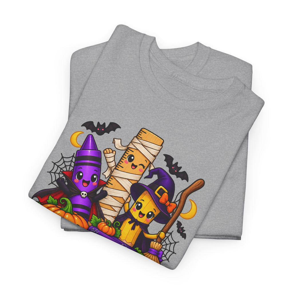 Halloween Teacher Tee — "What A Boo-tiful Day To Learn" Kids' Classroom Shirt