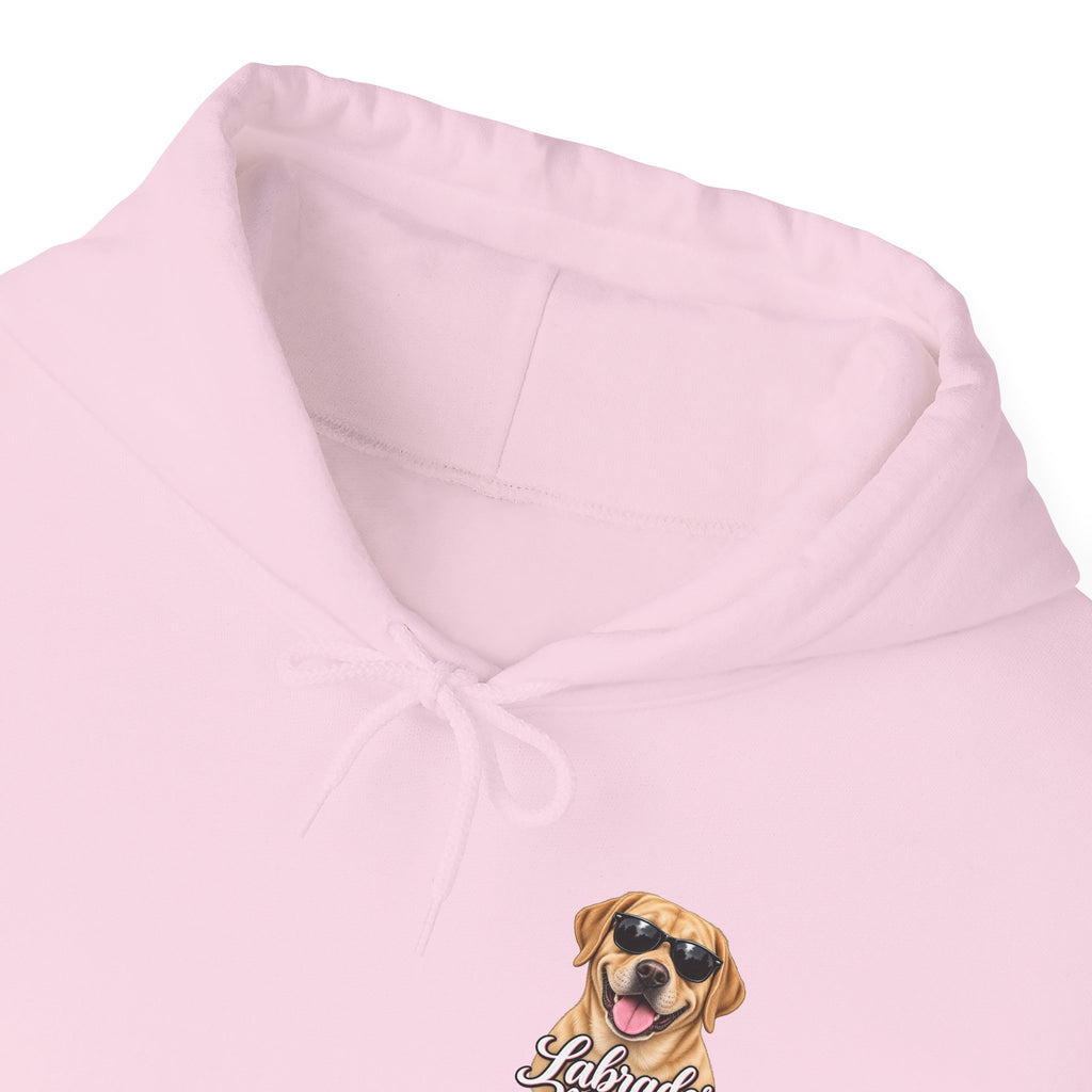Labrador Mama Hoodie — Dog Mom Sweatshirt with Cute Sunglasses Lab Design