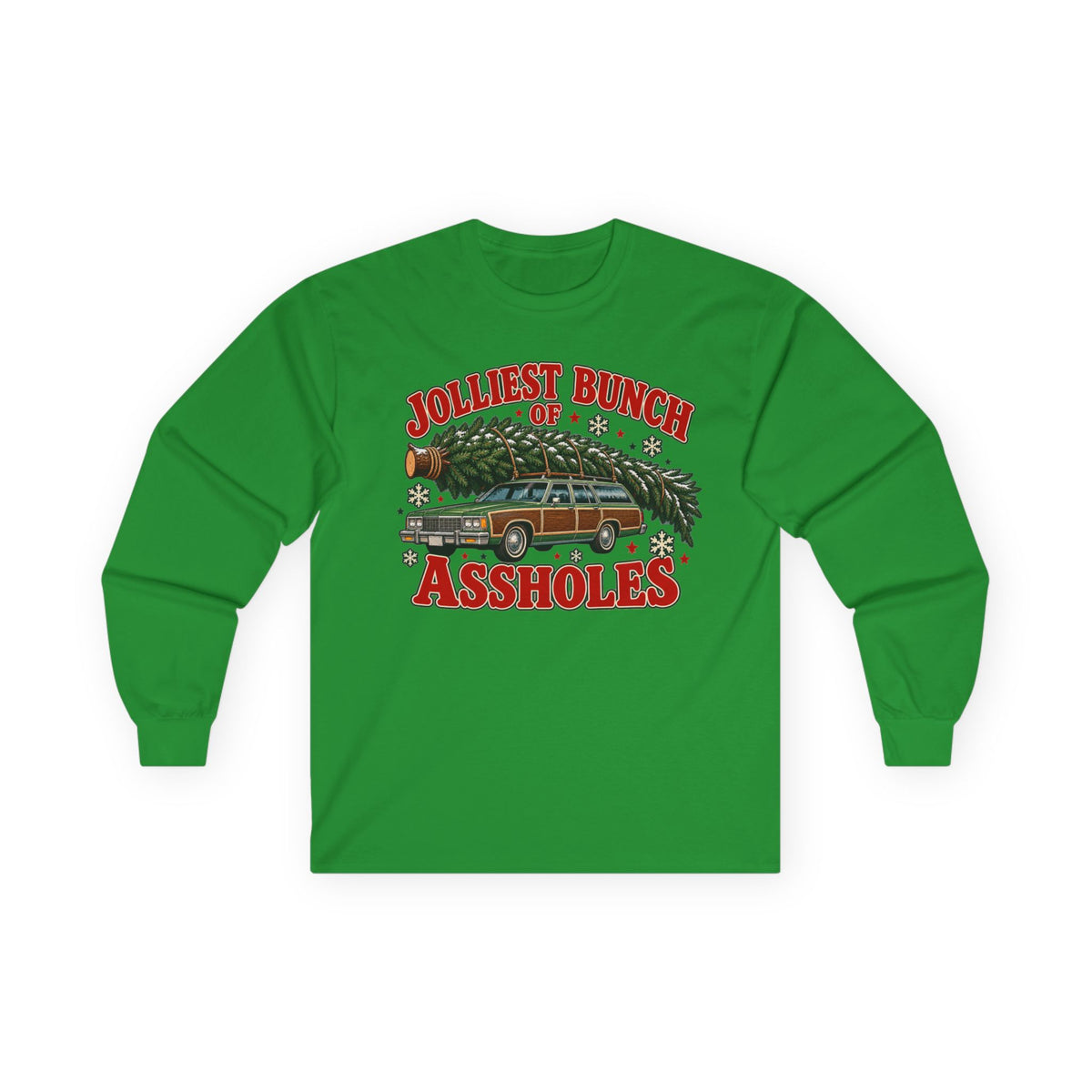 Jolliest Bunch of Assholes Christmas Long Sleeve Tee