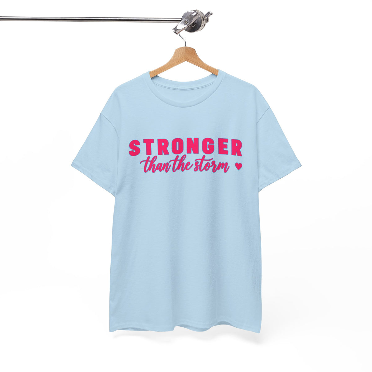 Stronger Than the Storm Tee - Inspirational Women's Resilience T-Shirt