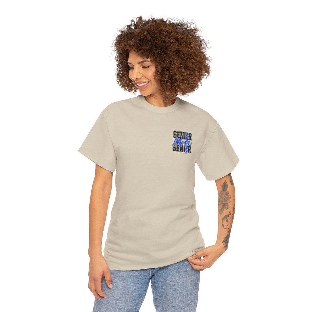 Senior Mom 2027 T-Shirt — Back Print Proud Senior Parent Tee