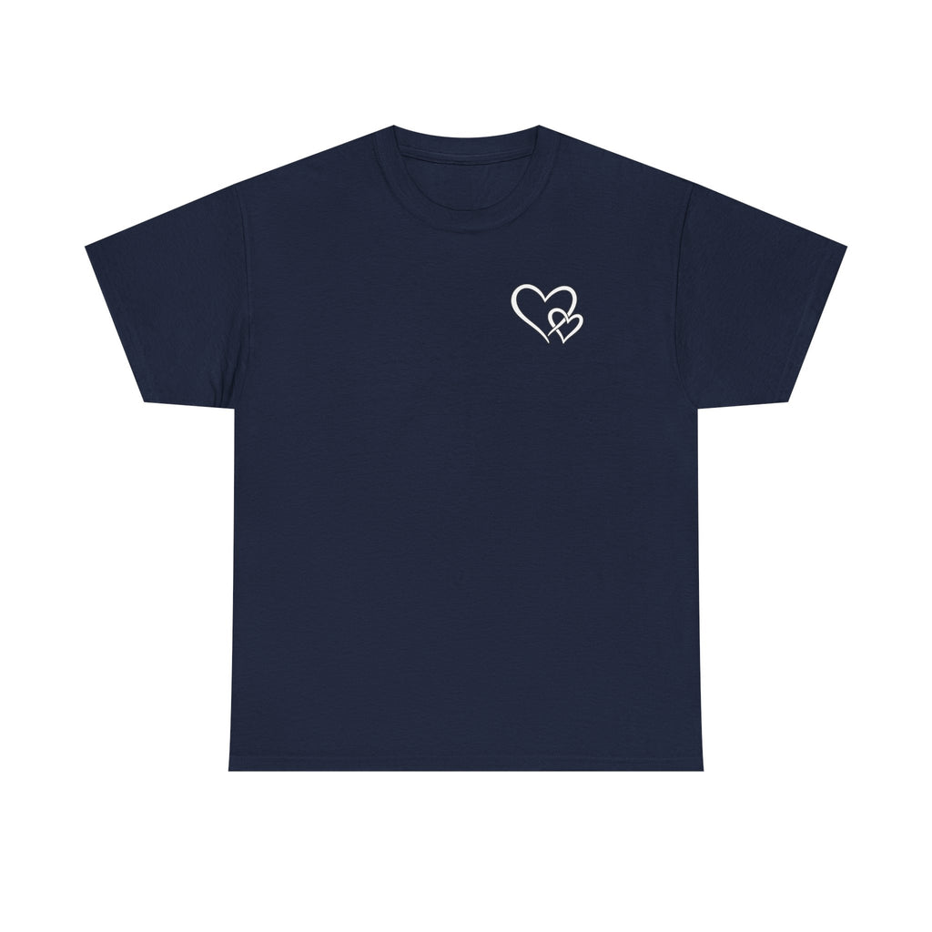 Inspirational Heart T-Shirt – "To the Person Behind Me: You Are Amazing, Beautiful and Enough" Motivational Tee