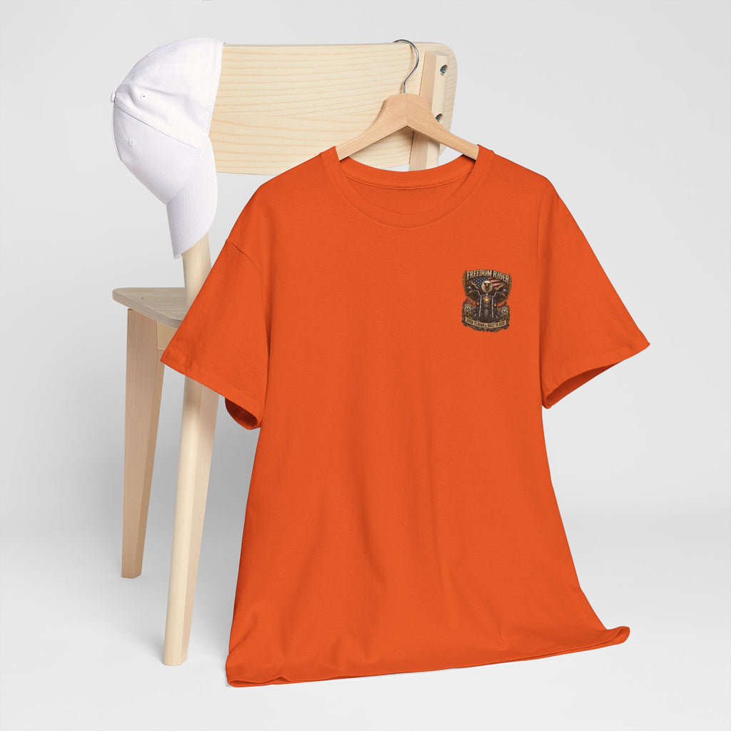 Freedom Rider Motorcycle T‑Shirt — Born to Roam Vintage Biker Tee