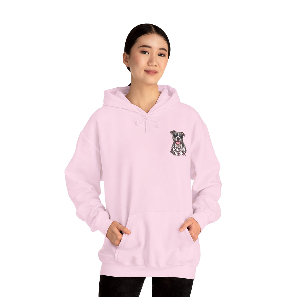 Pitbull Mama Hoodie — Cute Pitbull Dog Mom Pullover