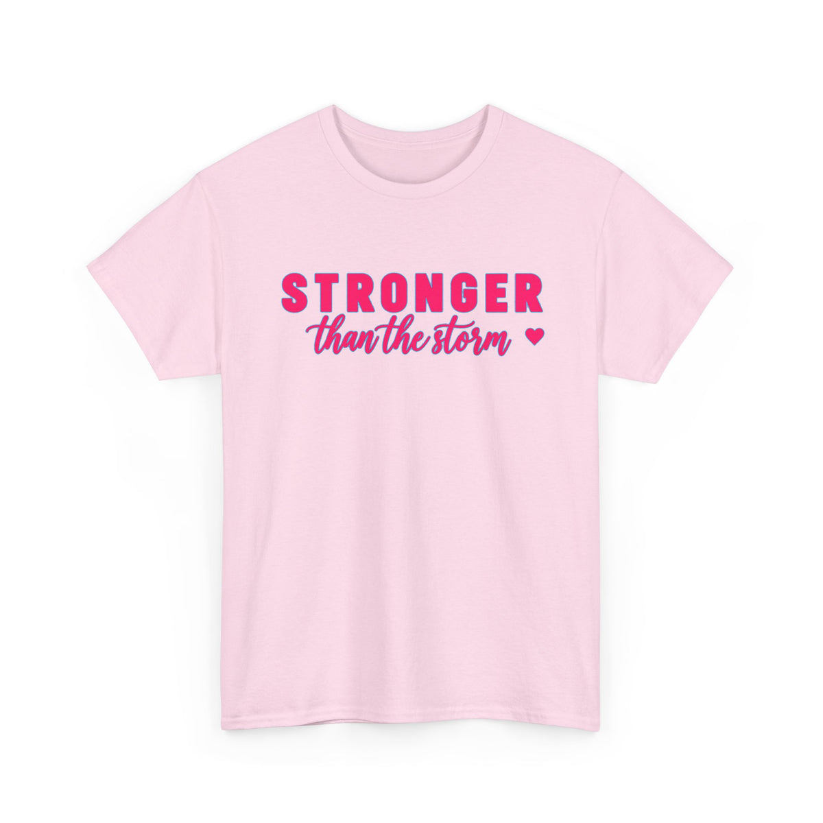 Stronger Than the Storm Tee - Inspirational Women's Resilience T-Shirt