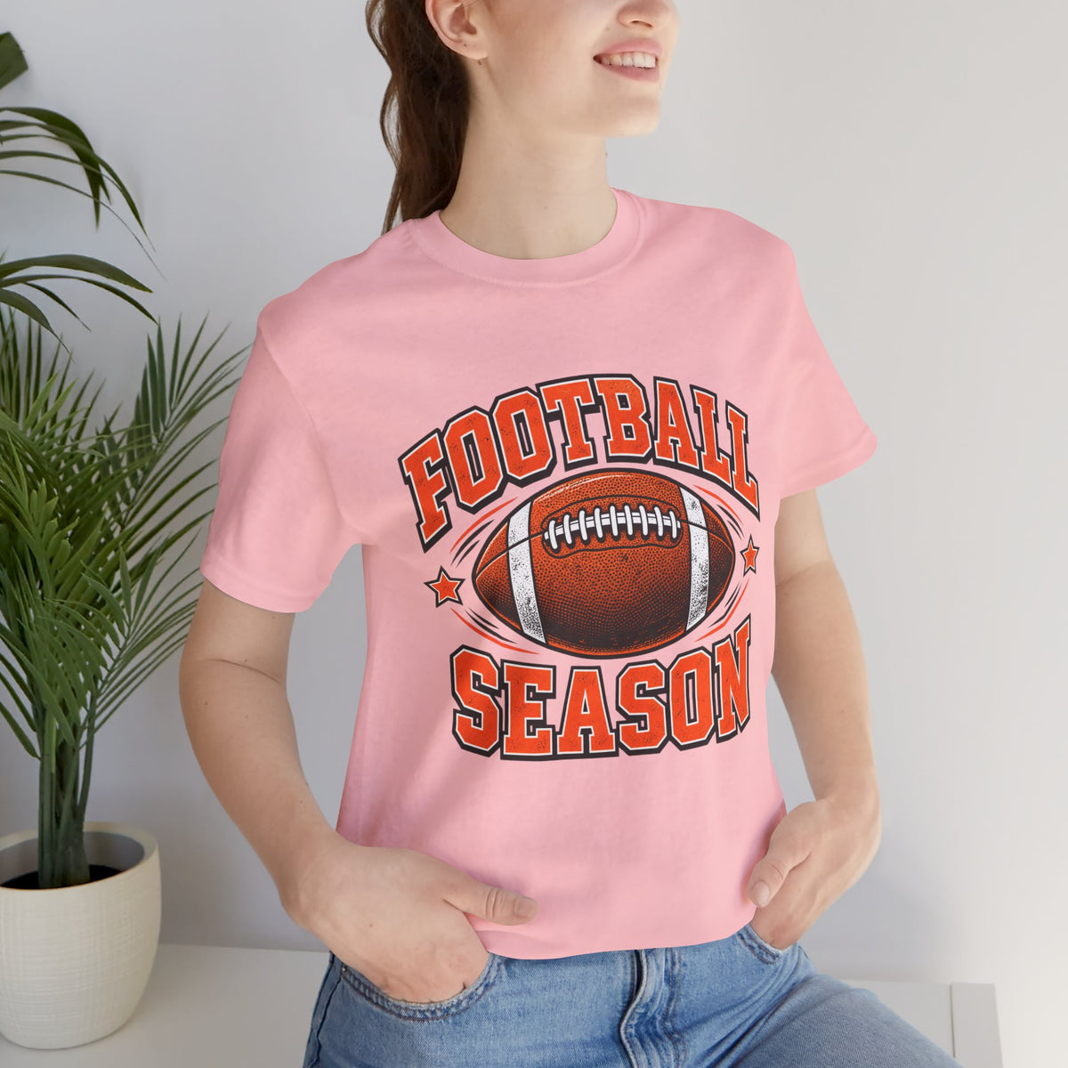 Football Season Tee – Vintage Football Graphic Shirt