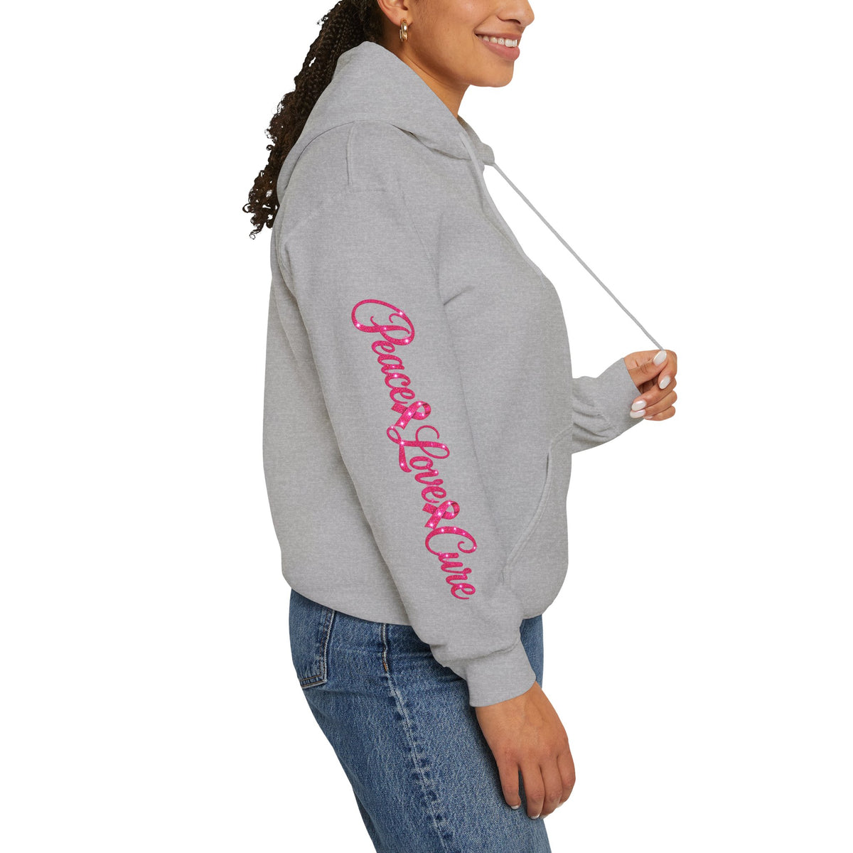 Pink Ribbon Breast Cancer Awareness Hoodie