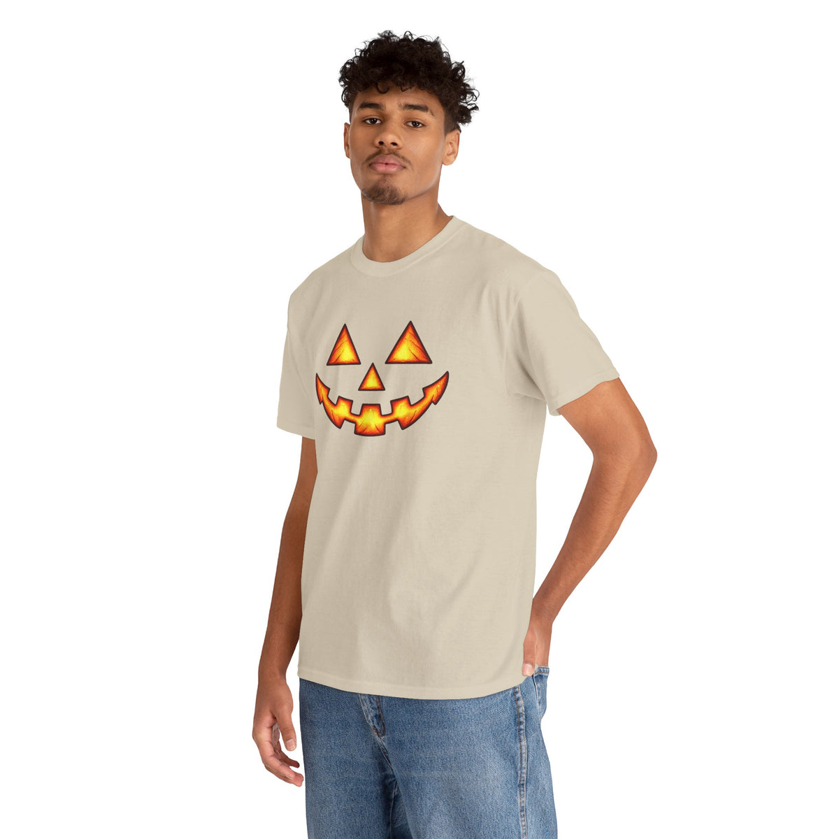 Halloween Jack-O'-Lantern Happy T-Shirt